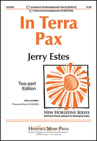 In Terra Pax Two-Part choral sheet music cover Thumbnail